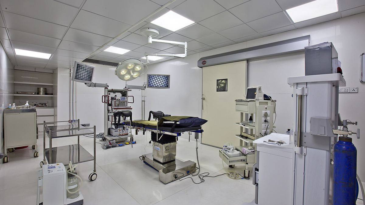 A hospital operating theatre